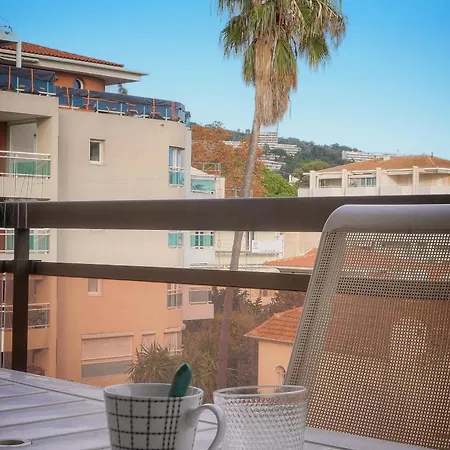 Apartamento Frgk Athena Palm 1br Terrace, Ac & Ultra-fast Wi-fi Cannes